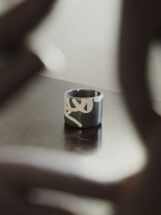 string cup espresso dark