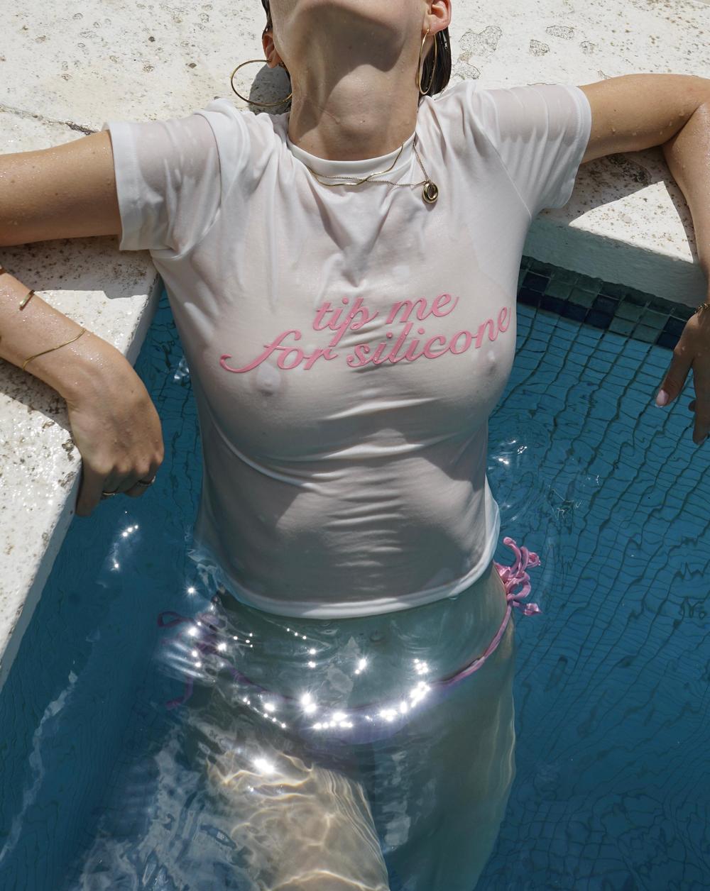 tip me for silicone - T shirt