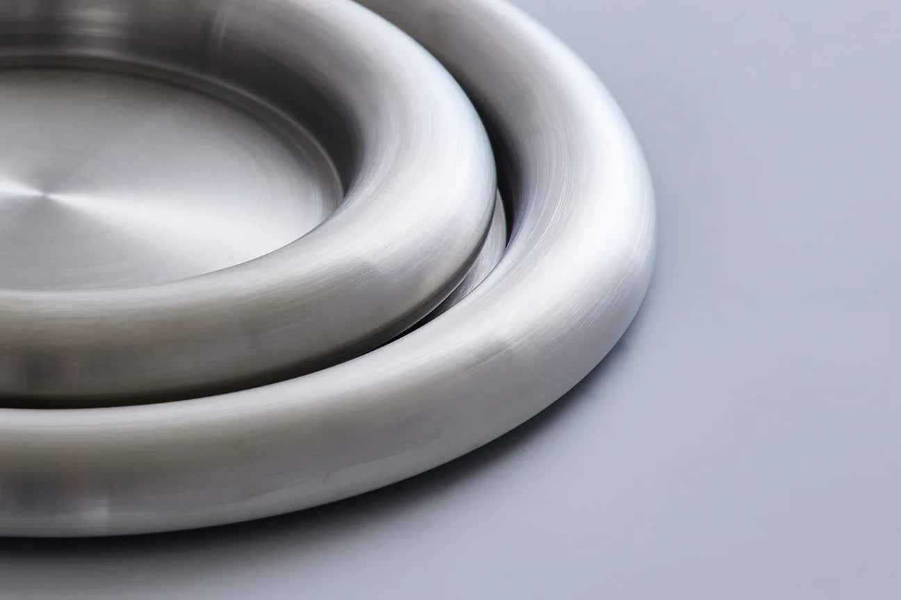 Bold side plate and Bold tray Set