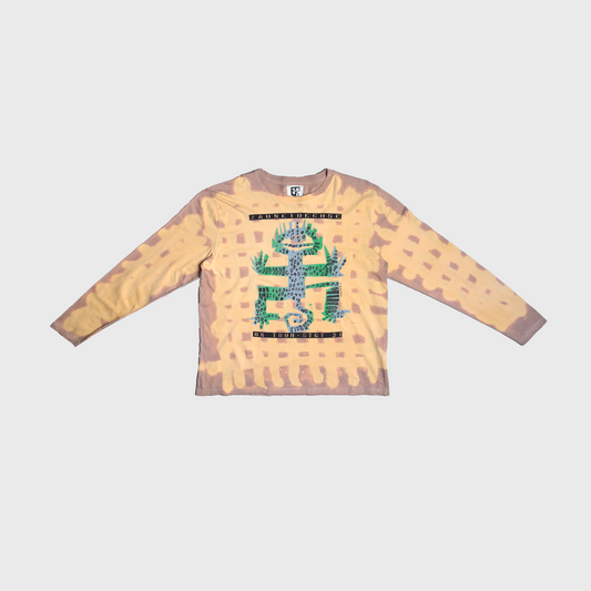 Longsleeve Eidechse Orange