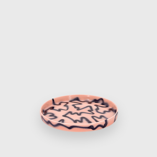 baby plate - pinkpizza