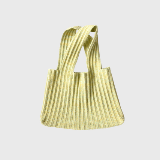 Sac objects - Birch green pleat bag L