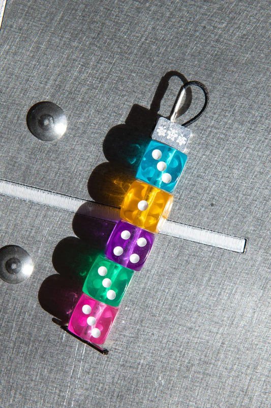 Würfel Schlüsselanhänger „Random Color“