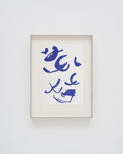 Bandol Print - Blau