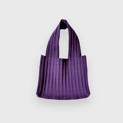 KLEIN, PLISSIERTE TASCHE LILA